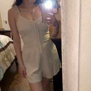 Stuck in the sunlight romper - nude
